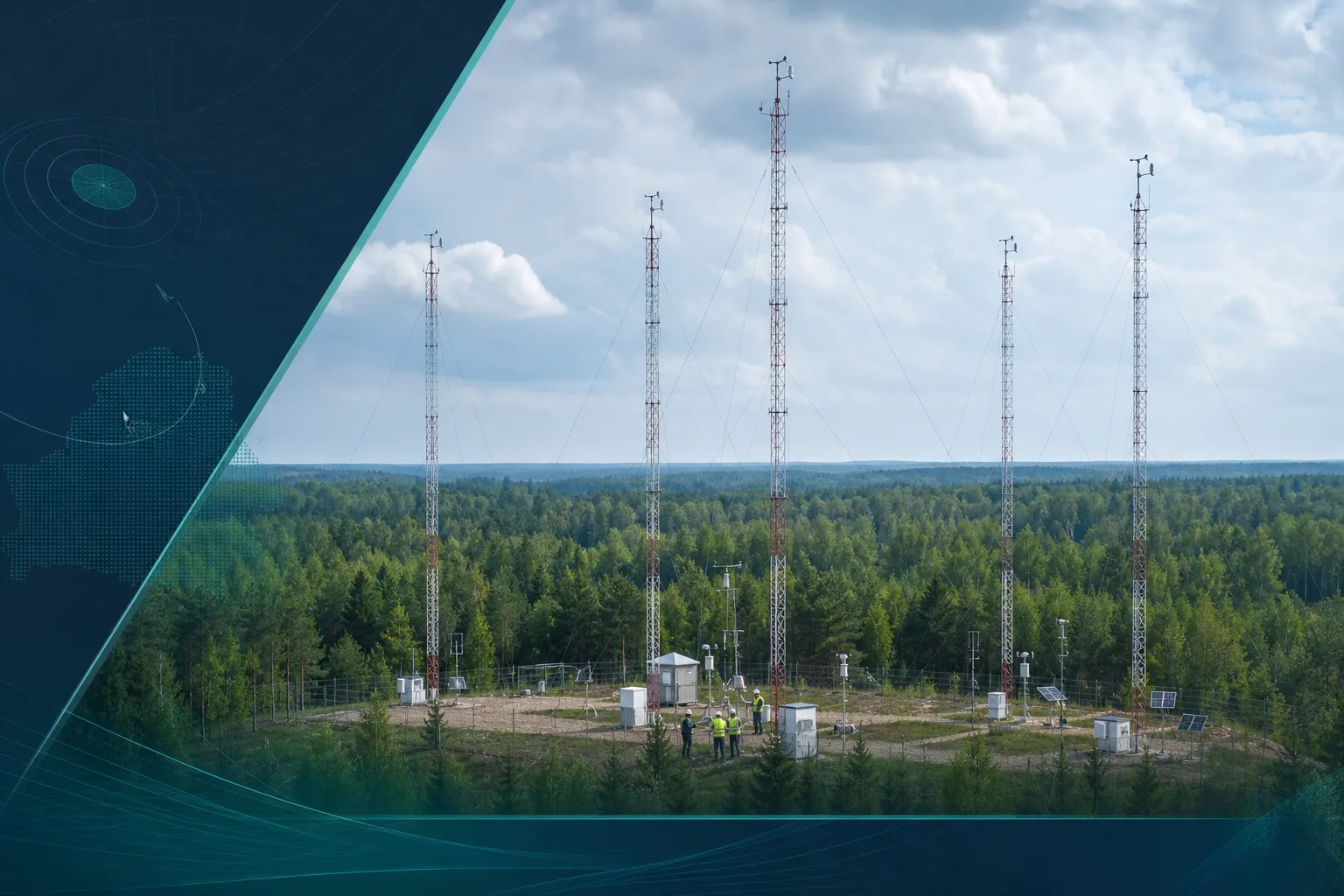 Монтаж ветроизмерительных комплексов в Гродненской и Витебской областях